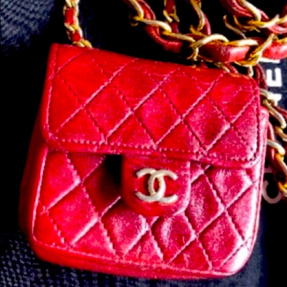 Vintage Chanel micro belt bag only available this week to buy